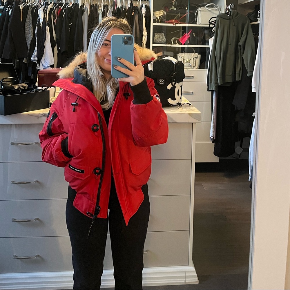 Red Canada Goose Jacket ❤️